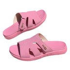Damen Komfortable und stylische Clogs aus feinem Kunstleder mit ergonomischem Fußbett R&B