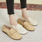 Damen Bequeme Mokassins mit modischem Schnallen-Design R&B