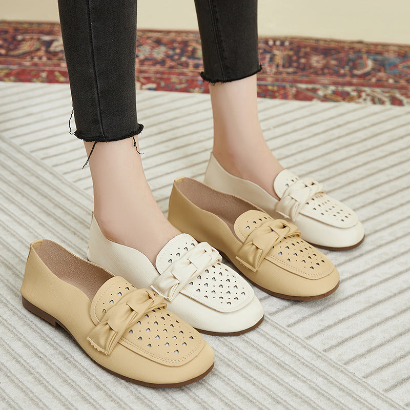 Damen Bequeme Mokassins mit modischem Schnallen-Design R&B