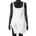 Damen eleganter Badeanzug mit R&Brnem Drapierungsdesign R&B