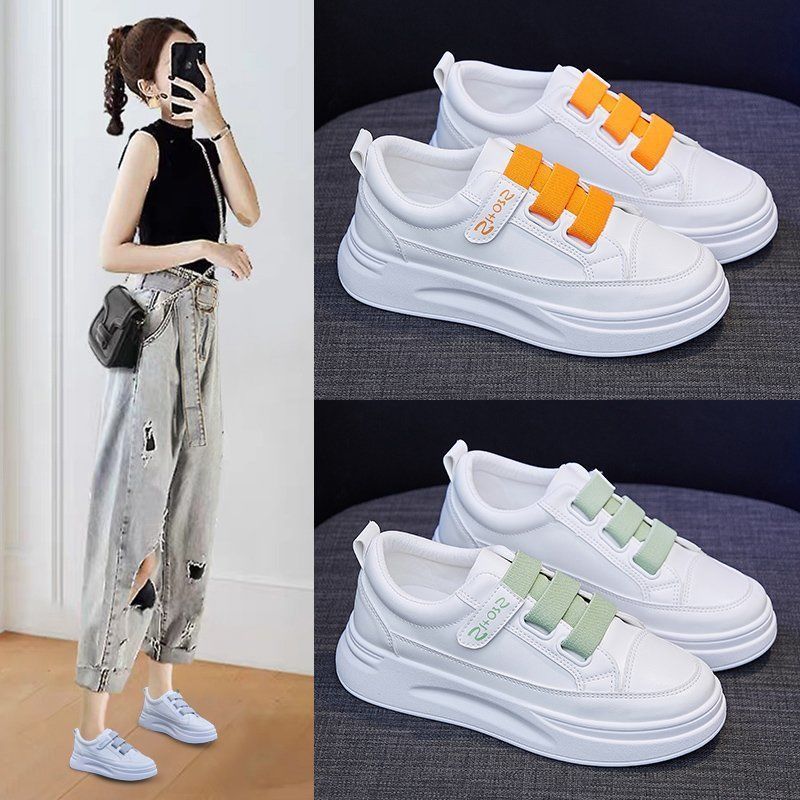 Damen Modische Sneakers mit praktischem Klettverschluss und bequemem Innenfutter R&B
