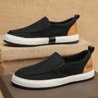 Damen Lässige Slip-On Sneakers mit strapazierfähigem Obermaterial und rutschfester Sohle R&B