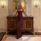 Damen Abendkleid im eleganten Vintage-Stil mit schimmernden Akzenten EB