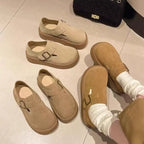 Damen Komfortable Clogs mit modischem Schnallenverschluss R&B