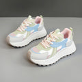 Damen sportliche Chunky Sneakers mit gepolstertem Innenfutter und rutschfester Sohle R&B