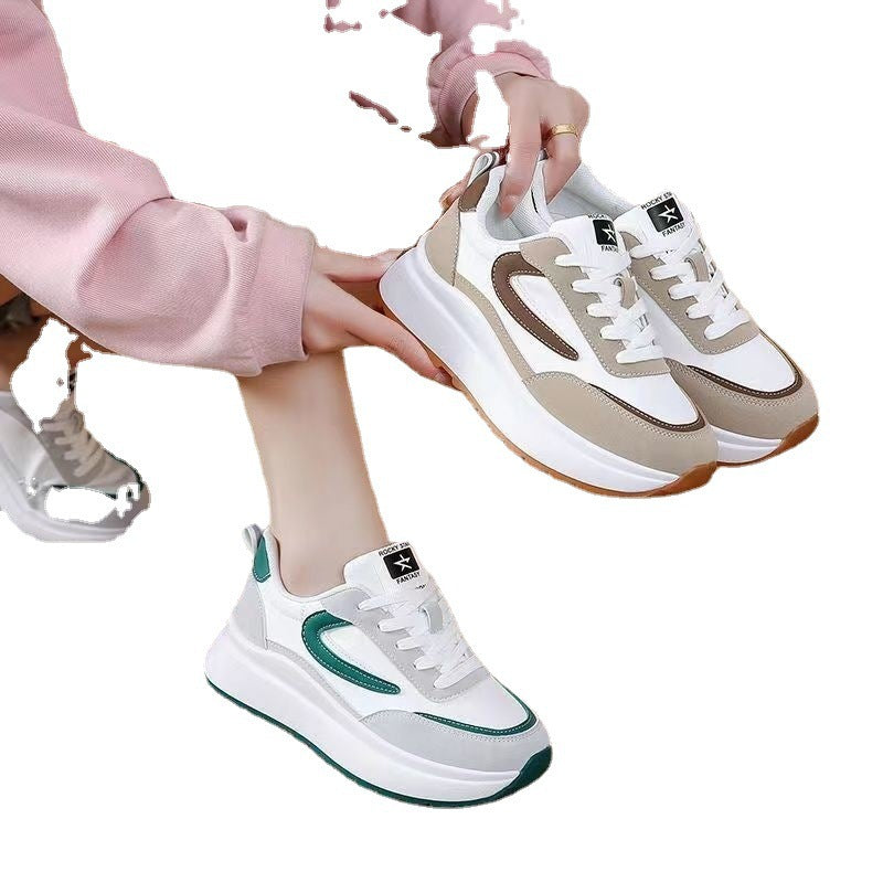 Damen Sportliche Sneakers mit modischer Profilsohle und atmungsaktivem Obermaterial R&B