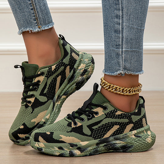 Damen modische Sneakers mit atmungsaktiver Laufsohle und flexibler Dämpfung R&B