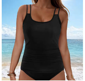 Damen Tankini-Oberteil mit modischem Rüschendesign R&B