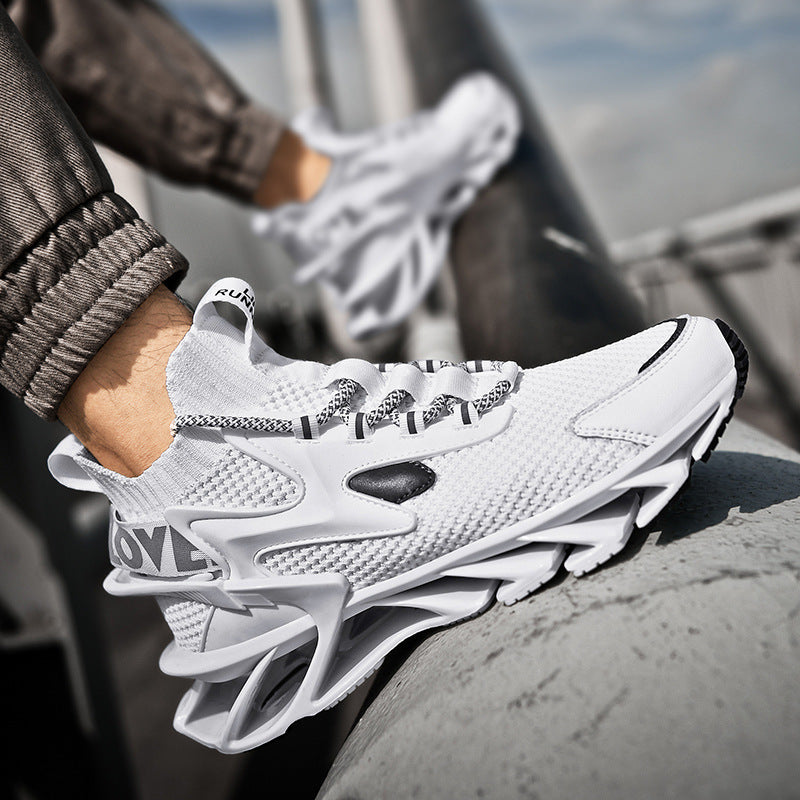 Damen Sportliche Traingsneakers mit atmungsaktiver Mesh-Oberfläche und dämpfender Sohle R&B