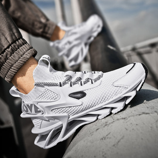 Damen Sportliche Traingsneakers mit atmungsaktiver Mesh-Oberfläche und dämpfender Sohle R&B