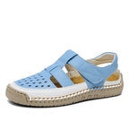 Damen Bequeme und luftige Freizeitsandalen mit ergonomischem Fußbett R&B