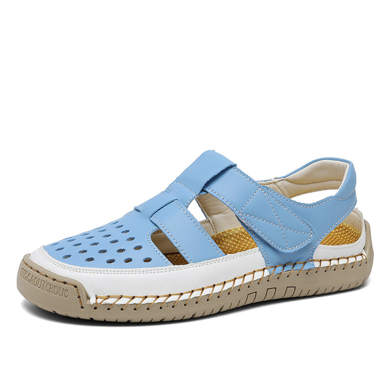 Damen Bequeme und luftige Freizeitsandalen mit ergonomischem Fußbett R&B