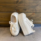 Damen Plateau-Sneaker mit robuster Gummisohle und komfortabler Dämpfung