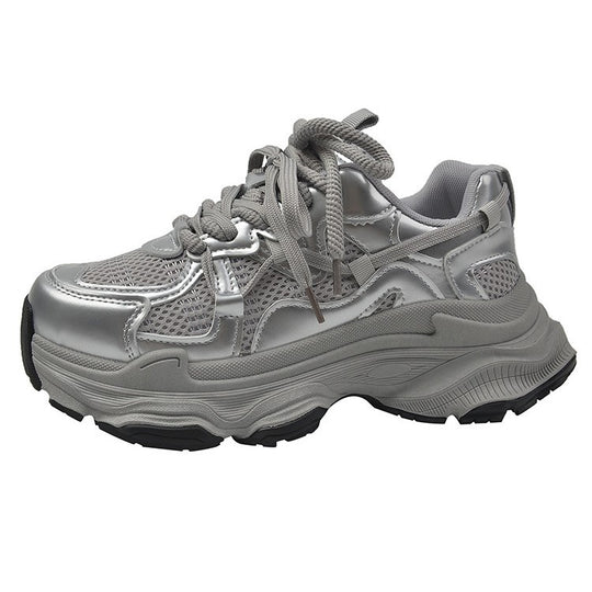 Damen Sportliche Chunky Sneakers mit rutschfester Sohle und atmungsaktivem Obermaterial R&B