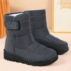 Damen Isolierte Winterstiefel mit praktischem Klettverschluss R&B