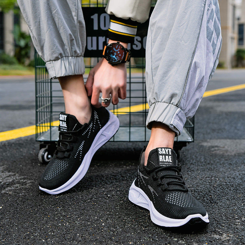 Damen Sportliche Sneakers mit atmungsaktiver Mesh-Oberfläche und Dämpfungstechnologie R&B