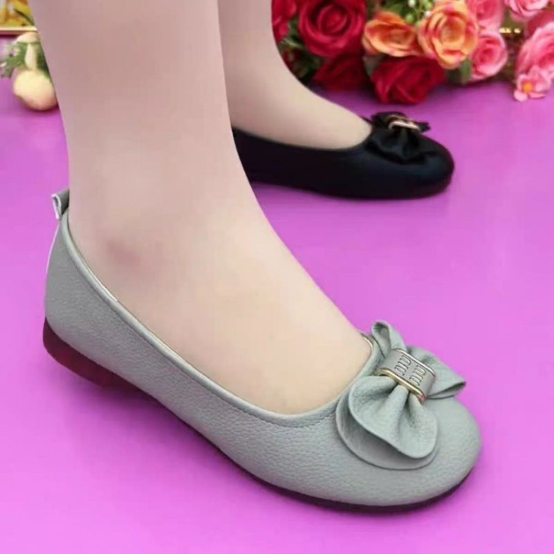 Damen Ballerinas mit eleganter Schleifenverzierung und komfortablem Fußbett R&B