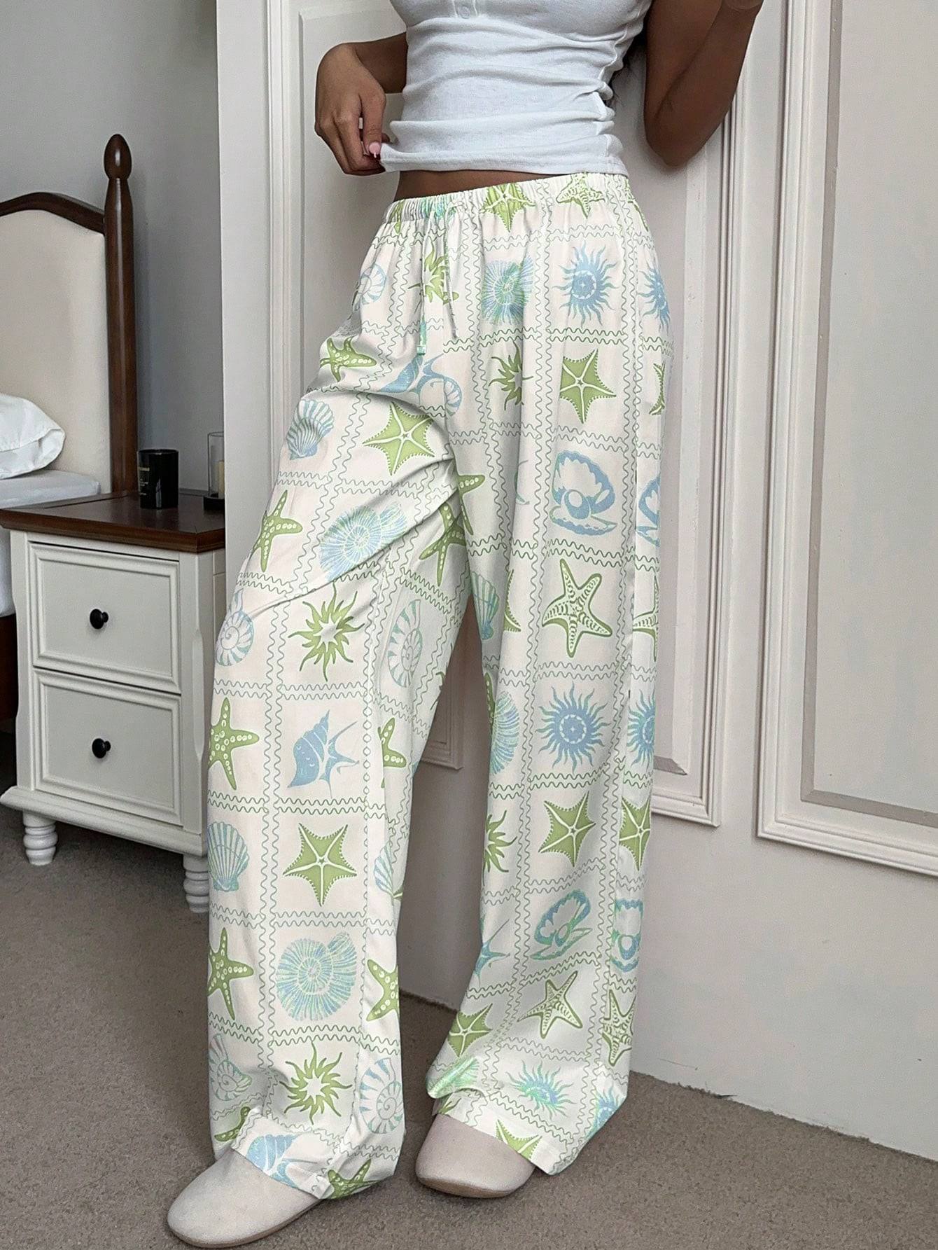 Damen Legere Palazzo-Hosen