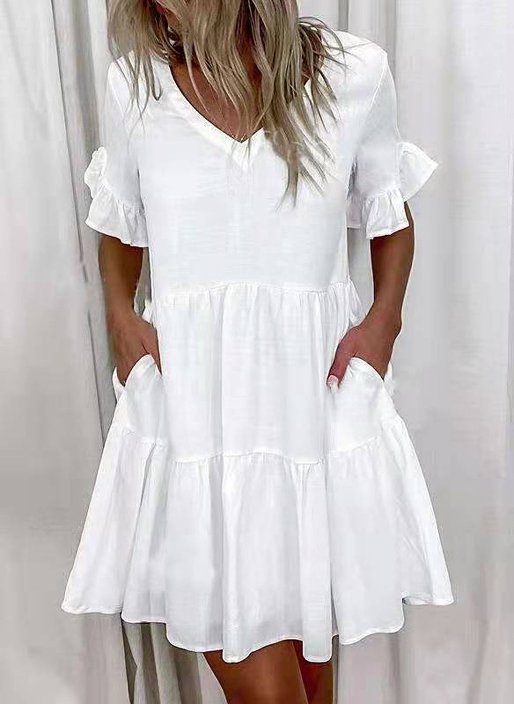 R&B | Pendelkleid mit V-Ausschnitt
