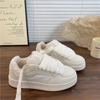 Damen Sneakers im sportlichen Vintage-Stil mit gepolsterter Innensohle