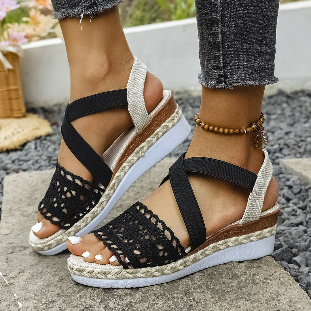 Damen Plateau Sandalen R&B
