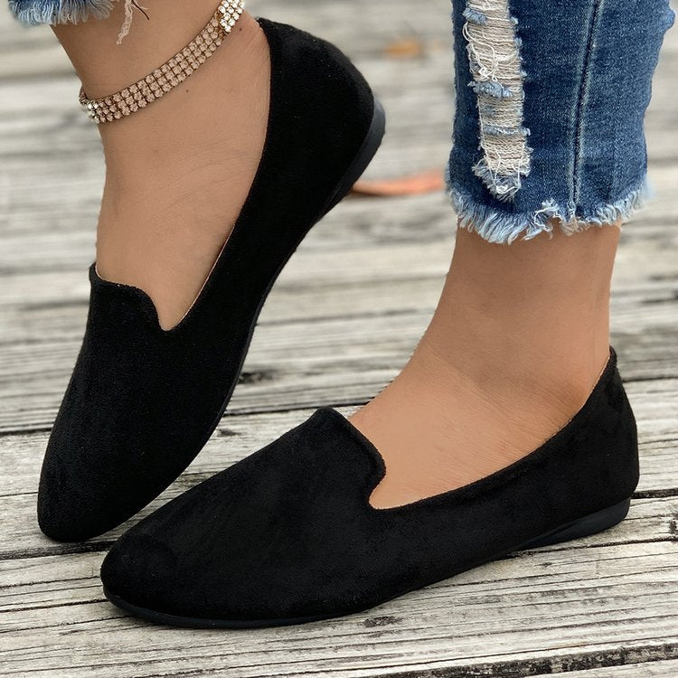 Damen Mokassins aus hochwertigem Wildleder mit elegantem Schnitt R&B