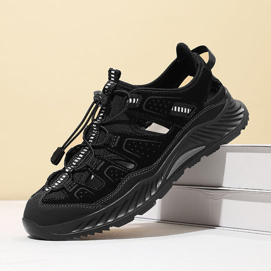 Herren Sportliche Wander-Sandalen mit rutschfester Sohle und verstellbarem Riemen R&B