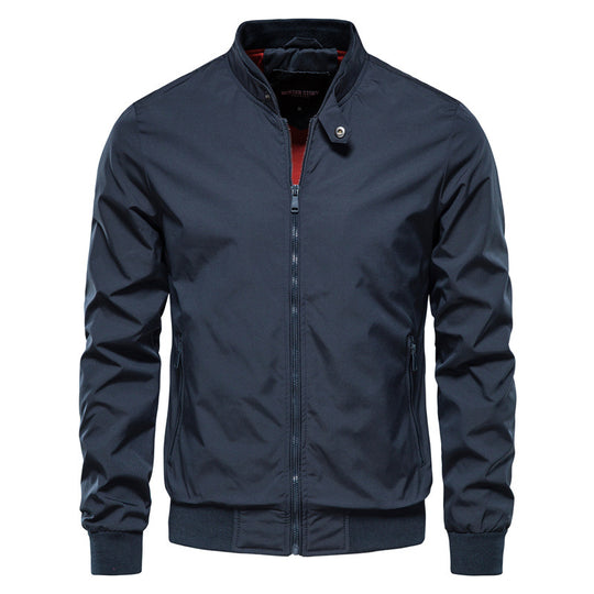 Herren leichte Flugjacke mit praktischen Taschen und Reißverschluss R&B