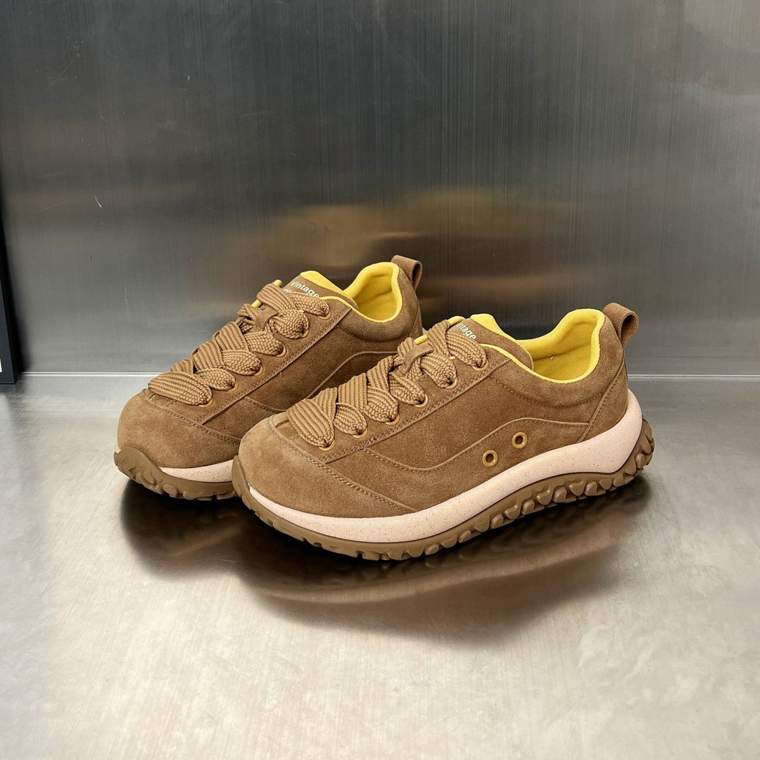 Damen Sportliche Freizeit-Sneaker mit rutschfester Sohle und atmungsaktiver Obermaterialstruktur R&B