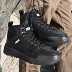 Damen Outdoor-Wanderschuhe mit rutschfester Profilsohle und hohem Schaft