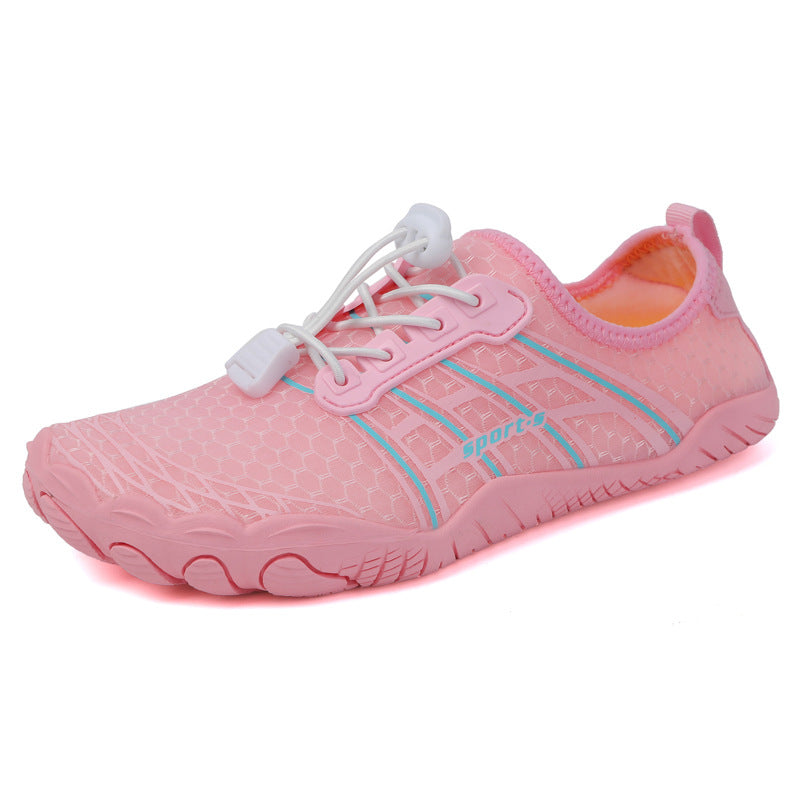 Damen flexible Wassersportschuhe mit rutschfester Sohle und elastischem Schnürsystem R&B