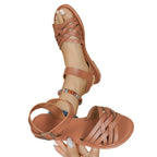 Damen geschlossene Riemen-Sandalen R&B