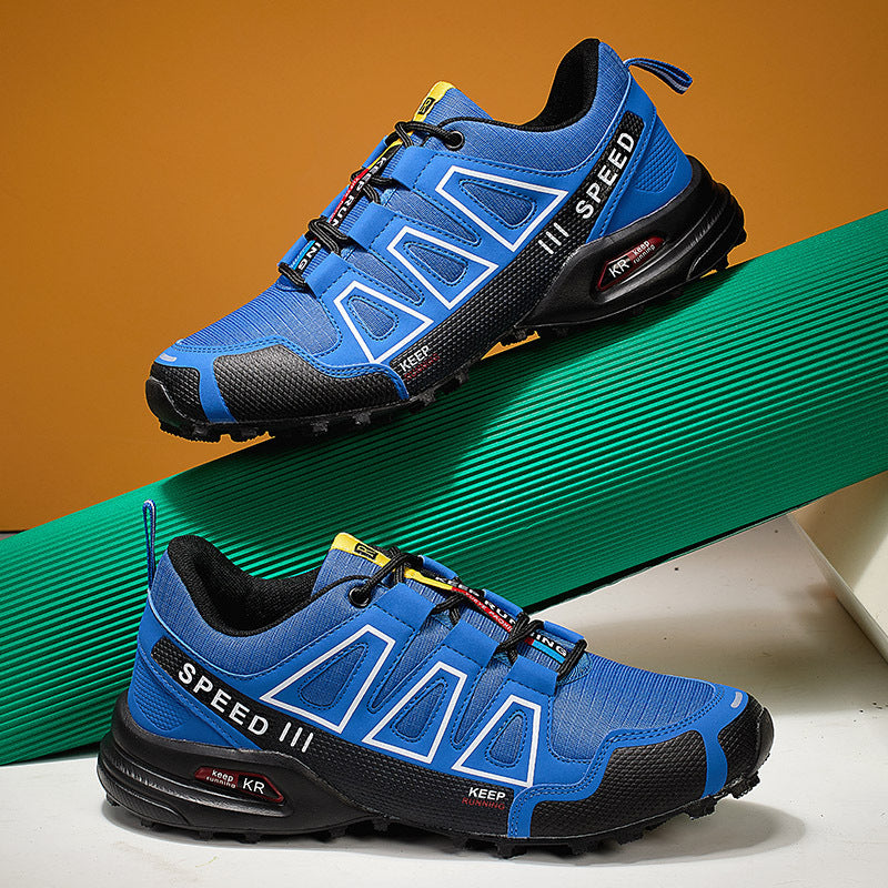 Damen Sportliche Trailrunning-Schuhe mit atmungsaktiver Obermaterialstruktur und dämpfender Sohle