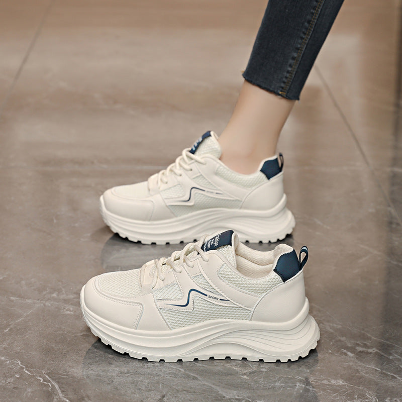 Damen Sportliche Sneakers mit atmungsaktiver Mesh-Oberfläche und dämpfender Laufsohle R&B