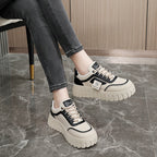 Damen modische Chunky Sneaker mit dämpfender Gummisohle und atemberaubendem Design R&B