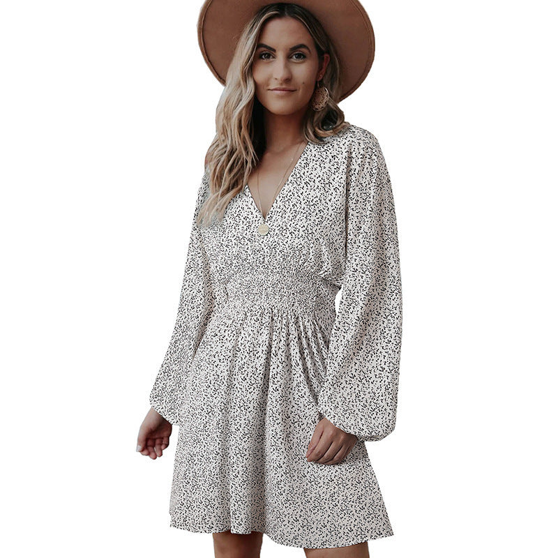 Damen zeitloses Kleid mit Raffungen R&B