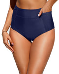 Damen Hochtaillierte Badeshorts R&B
