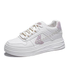 Damen Sportliche Plateau-Sneaker mit eleganten Details und atmungsaktivem Obermaterial R&B