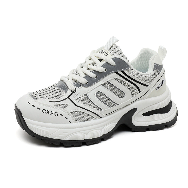 Damen sportliche Sneakers mit atmungsaktivem Obermaterial und stoßdämpfendem Design R&B