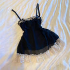 Damen Wickelkleid mit Rüschen und Karomuster R&B