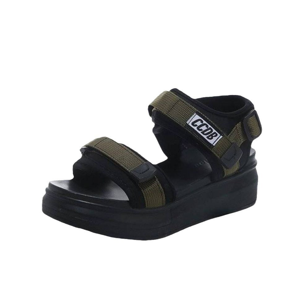 Damen Sportliche Sandalen mit schockabsorbierender Sohle und verstellbaren Riemen R&B
