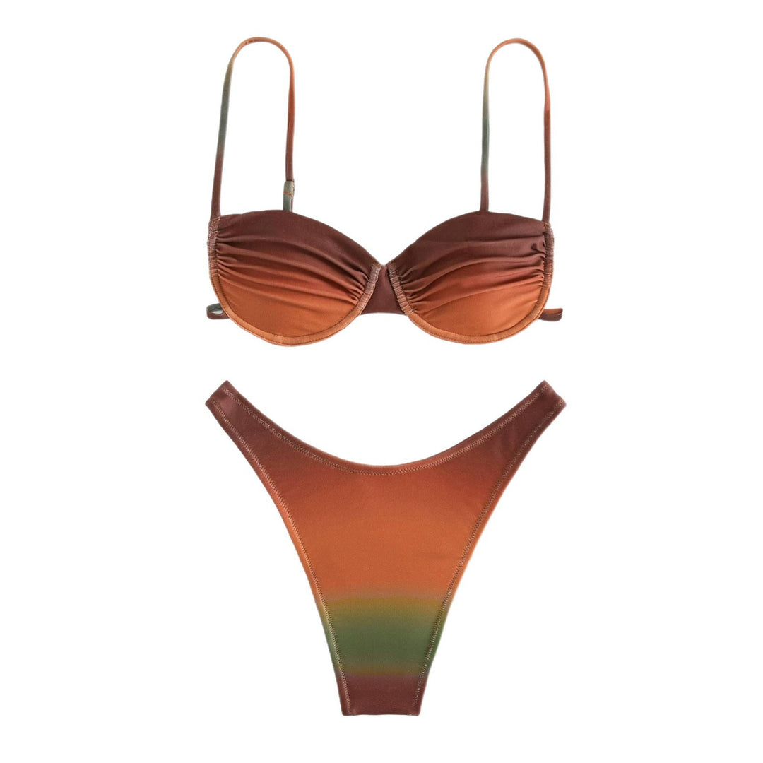 Damen Bikini-Set mit gepaddetem Oberteil und figurschmeichelndem Schnitt R&B