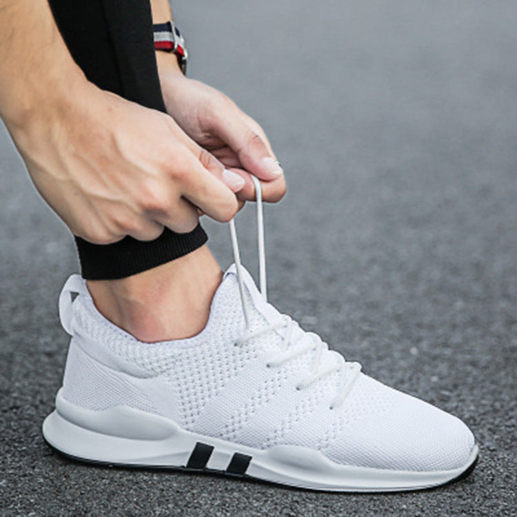 Damen Sportliche Leichtgewicht Sneakers mit atmungsaktiver Strickoberfläche R&B