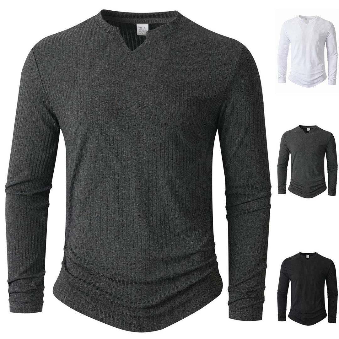 Herren Langarmshirt mit innovativer Rippstruktur R&B
