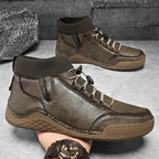 Herren Sportliche Winter-Wanderstiefel mit elastischem Knöchelbereich R&B