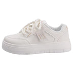 Damen Sportliche Plateau-Sneaker im minimalistischen Design R&B