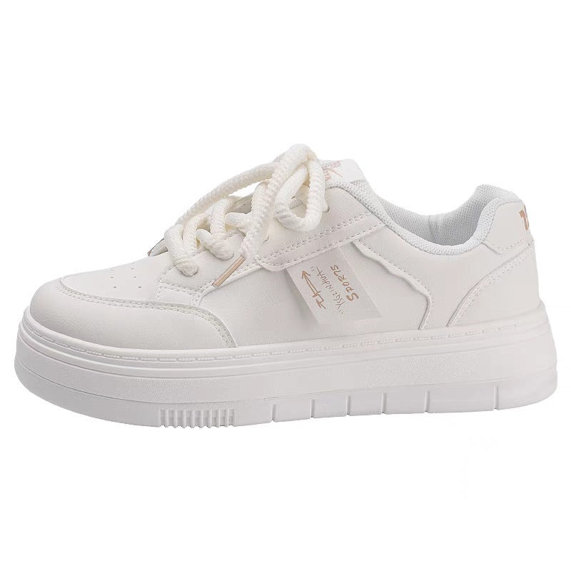 Damen Sportliche Plateau-Sneaker im minimalistischen Design R&B