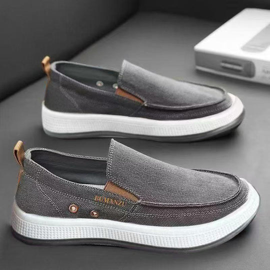 Damen Bequeme Slip-On Sneakers mit atmungsaktiver Oberflächenstruktur R&B