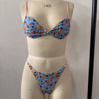 Damen Bikini mit verspieltem Obstmotiv R&B