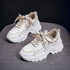 Damen Sportliche Chunky Sneakers mit atmungsaktiver Mesh-Oberfläche und starker Dämpfung R&B